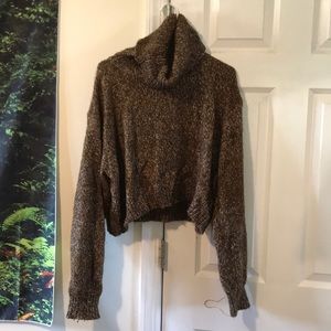 H&M Cozy Thick Turtleneck Cropped Knitted Sweater
